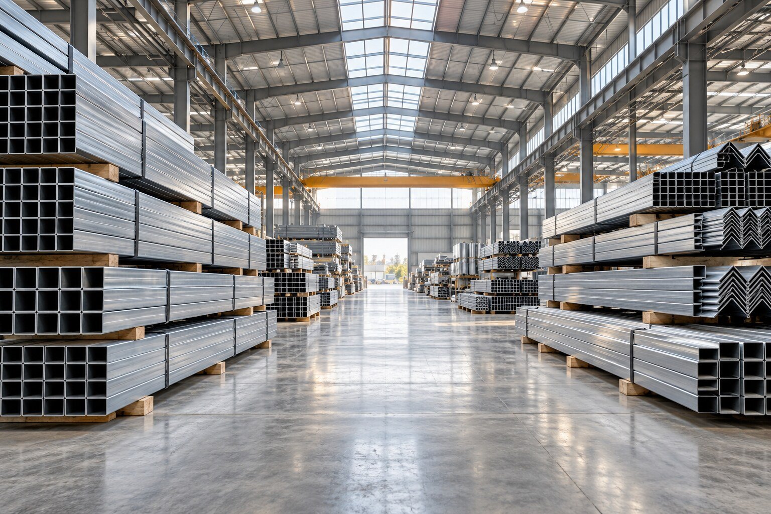 Warehouse — illustrative scrap material photography
